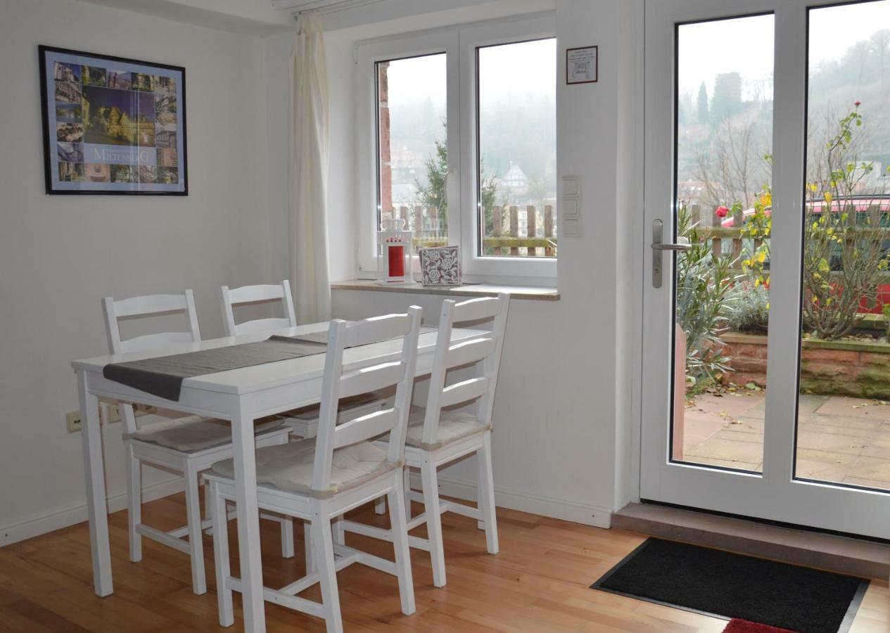 Panorama-Blick Miltenberg, 3 Pers., Zentr., Am Main, Terrasse, Bootverleih, P Eksteriør bilde